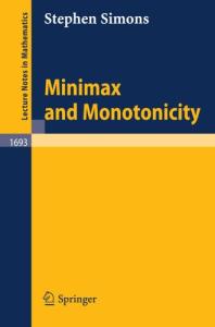 Minimax and monotonicity