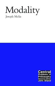 Modality (Central Problems of Philosophy)