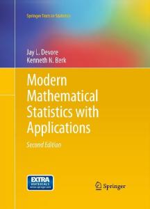 Modern Mathematical Statistics with Applications, 2nd Edition