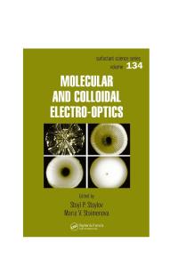 Molecular and Colloidal Electro-optics (Surfactant Science)