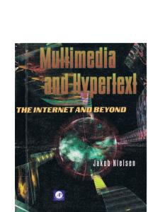 Multimedia And Hypertext Edition 1