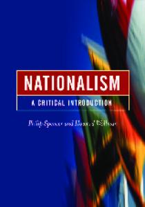 Nationalism: a critical introduction