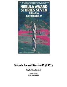 Nebula Award Stories 7  (1971)