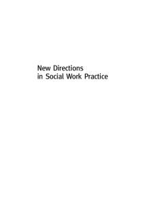 New Directions in Social Work Practice (Transforming Social Work Practice)