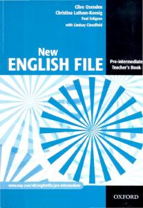 New English  Teacher's Book Pre-intermediate level
