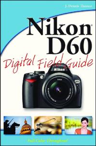 Nikon D60. Digital Field Guide