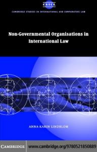 Non-Governmental Organisations in International Law (Cambridge Studies in International and Comparative Law)