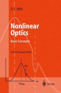 Nonlinear Optics - Basic Concepts