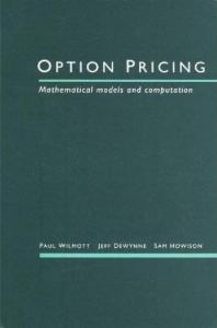 Option Pricing: Mathematical Models and Computation