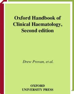 Oxford Handbook of Clinical Haematology (Oxford Handbooks)