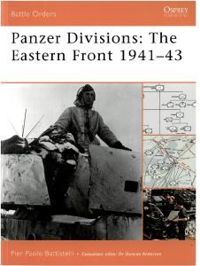 Panzer Divisions- The Eastern Front 1941-43
