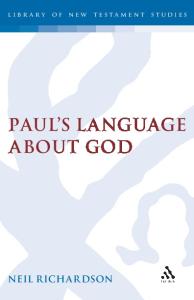 Paul's language about God
