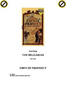Pawn of Prophecy (The Belgariad, No 1)