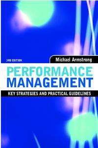 Performance management: key strategies and practical guidelines