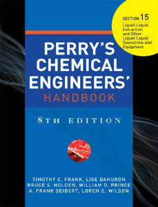 Perry's Chemical Engineers' Handbook. Section 15