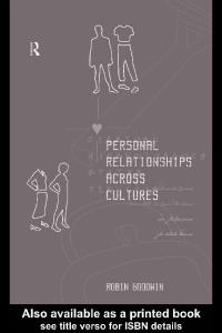 Personal Relationships Across Cultures