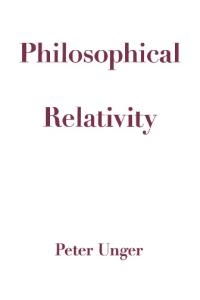 Philosophical Relativity