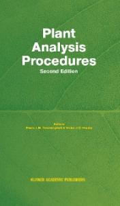 Plant Analysis Procedures (Second Edition)