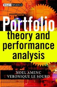 Portfolio Theory and Performance Analysis