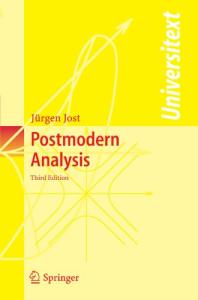 Postmodern Analysis