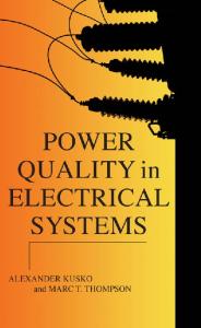 Power Quality in Electrical Systems