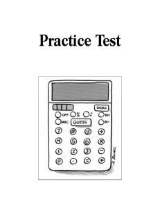 Practice Test Papers