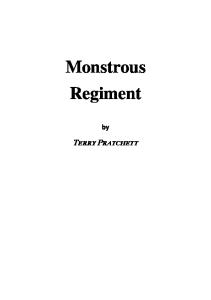 Pratchett, Terry - Discworld 29 - Monstrous Regiment