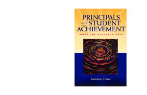 Principals and Student Achievement: What the Research Says