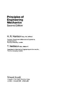 Principles of engineering mechanics