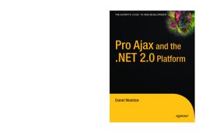 Pro Ajax and the .NET 2.0 Platform (Pro)