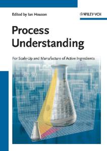 Process Understanding: For Scale-Up and Manufacture of Active Ingredients