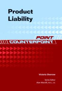 Product Liability (Point Counterpoint)