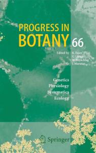 Progress in Botany   Volume 66 (Progress in Botany)