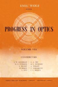 Progress In Optics Volume 8