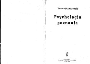 Psychologia poznania