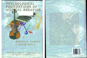 Psychological foundations of musical behavior
