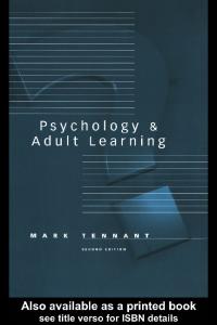 Psychology and Adult Learning (Adult Education Psychology Series)