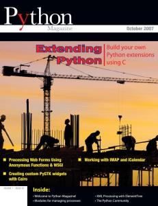 Python Magazine (October 2007)
