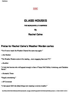 Rachel Caine - Morganville Vampires 1 - Glass Houses