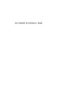 Rational Economic Man: A Philosophical Critique of Neo-Classical Economics
