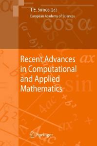 Recent Advances in Computational and Applied Mathematics