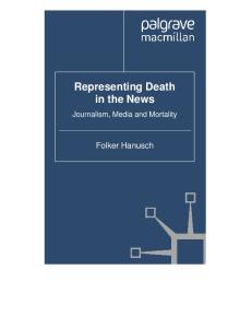 Representing Death in the News: Journalism, Media and Mortality