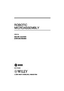 Robotic Micro-Assembly