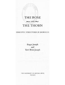 Rose and the Thorn: Semiotic Structures in Morocco