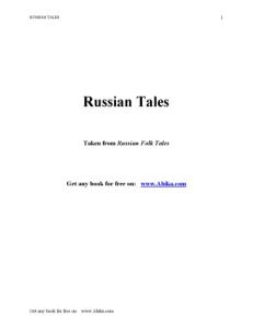 Russian tales