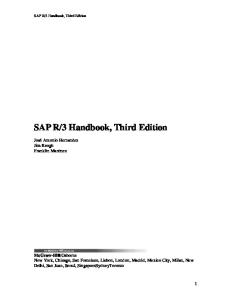 SAP R 3 Handbook, Third Edition