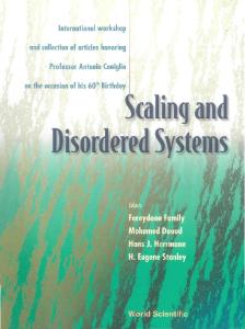 Scaling and Disordered Systems