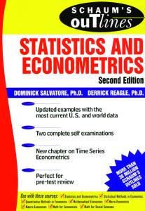 Schaum's Outlines - Statistics And Econometrics