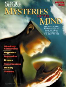 Scientific american presents mysteries of mind