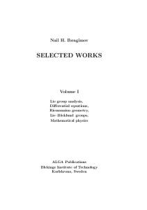 Selected works